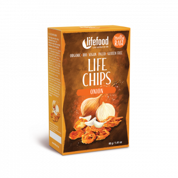 Zeleninové chipsy cibulové BIO RAW 60 g
