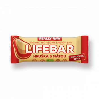 Lifebar hrušková BIO RAW 47g 