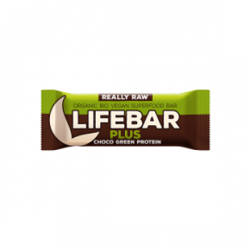 Lifebar plus čokoláda a konopný protein BIO RAW 47 g 