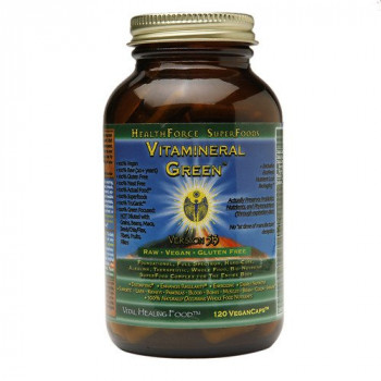 VITAMINERAL GREEN 400 kapslí (traviny, řasy a byliny)