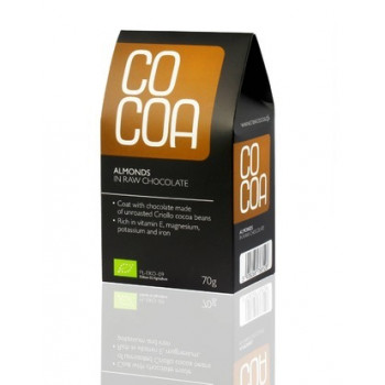 Mandle bio v RAW čokoládě 70 g